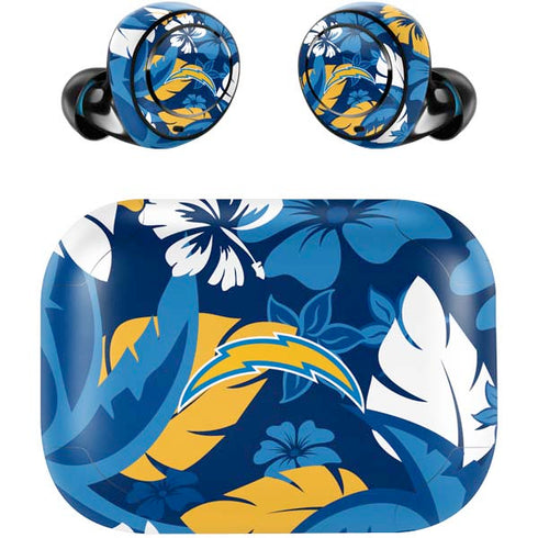 NFL Los Angeles Chargers Tropical Print Amazon Echo Buds Skin