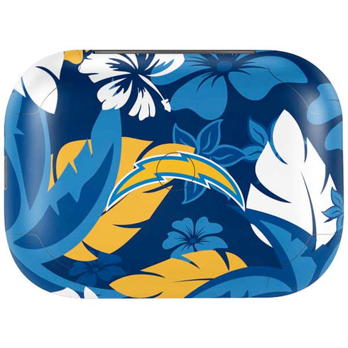 NFL Los Angeles Chargers Tropical Print Amazon Echo Buds Skin
