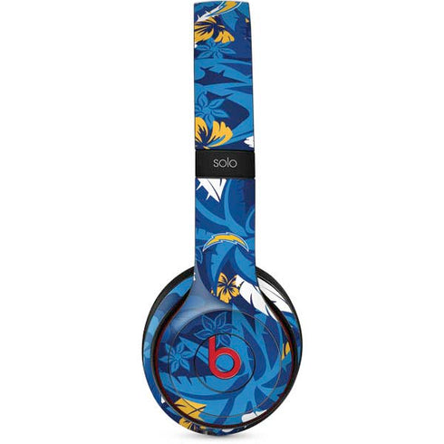 NFL Los Angeles Chargers Tropical Print Beats Solo 3 Wireless Skin