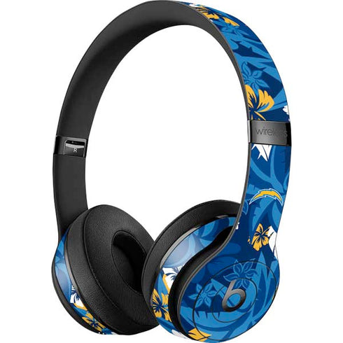 NFL Los Angeles Chargers Tropical Print Beats Solo 3 Wireless Skin