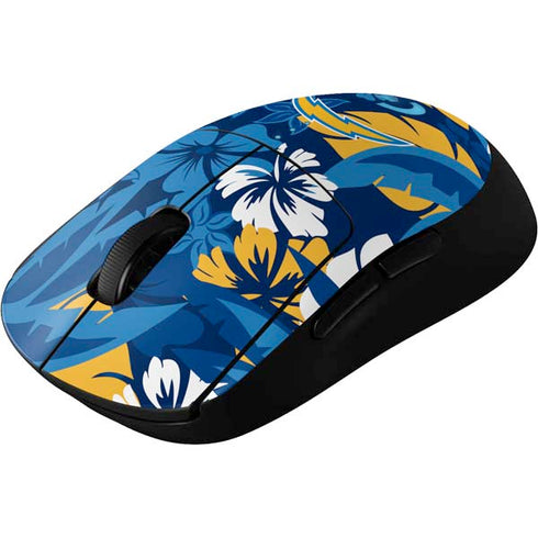 NFL Los Angeles Chargers Tropical Print G Pro Wireless Gaming Mouse Skin