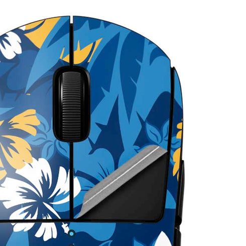 NFL Los Angeles Chargers Tropical Print G Pro Wireless Gaming Mouse Skin