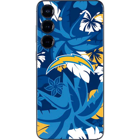 NFL Los Angeles Chargers Tropical Print Galaxy A16 5G Skin