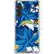 NFL Los Angeles Chargers Tropical Print Galaxy A17 Clear Case