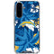 NFL Los Angeles Chargers Tropical Print Galaxy A36 5G Clear Case
