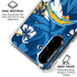 NFL Los Angeles Chargers Tropical Print Galaxy A36 5G Clear Case