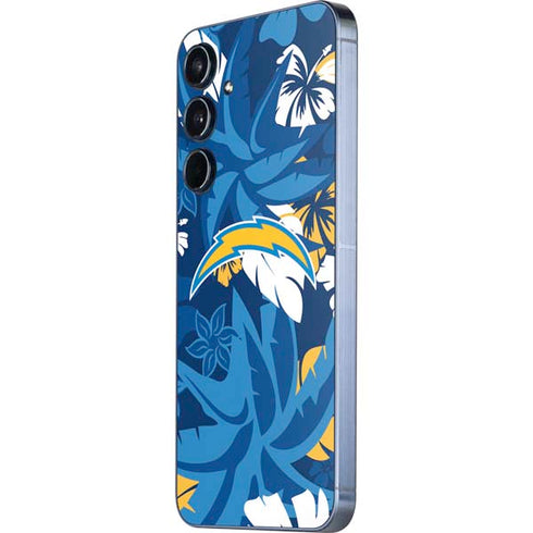 NFL Los Angeles Chargers Tropical Print Galaxy A36 5G Skin