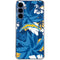 NFL Los Angeles Chargers Tropical Print Galaxy A55 5G Clear Case