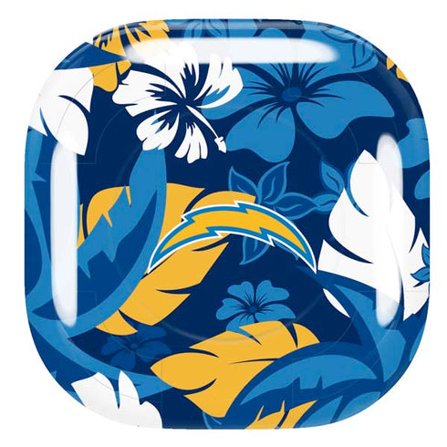 NFL Los Angeles Chargers Tropical Print Galaxy Buds Live Skin