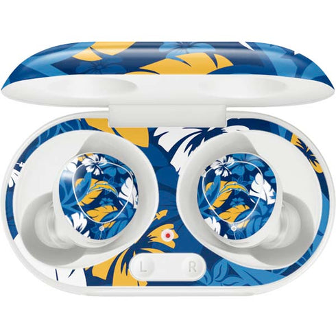 NFL Los Angeles Chargers Tropical Print Galaxy Buds Plus Skin