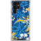 NFL Los Angeles Chargers Tropical Print Galaxy S23 Ultra Clear Case
