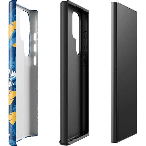 NFL Los Angeles Chargers Tropical Print Galaxy S23 Ultra Pro Case