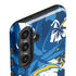 NFL Los Angeles Chargers Tropical Print Galaxy S25 Plus Impact Case