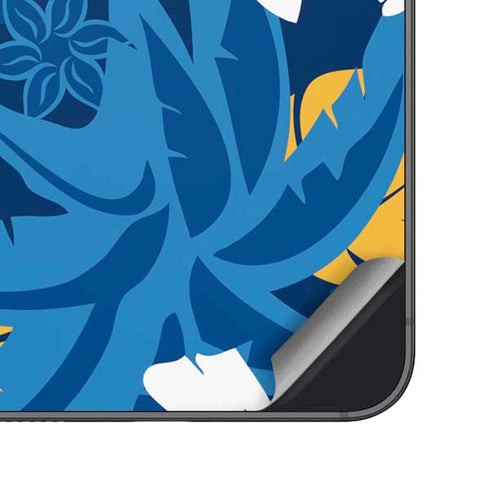 NFL Los Angeles Chargers Tropical Print Galaxy S24 Skin