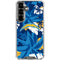NFL Los Angeles Chargers Tropical Print Galaxy S26 Clear Case