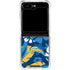 NFL Los Angeles Chargers Tropical Print Galaxy Z Flip6 Clear Case