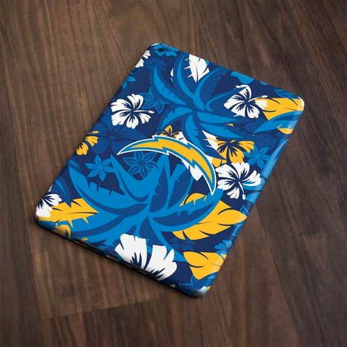 NFL Los Angeles Chargers Tropical Print Apple iPad Skin