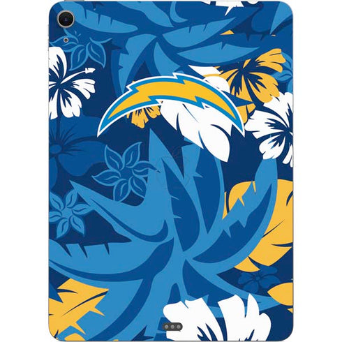 NFL Los Angeles Chargers Tropical Print Apple iPad Air Skin