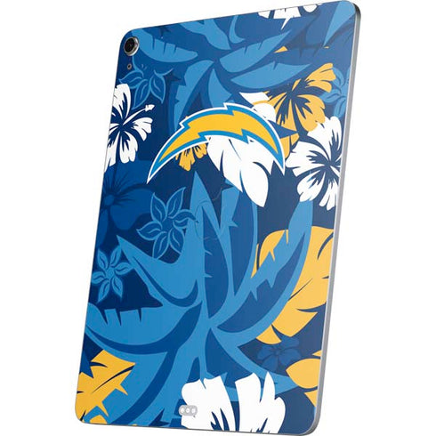 NFL Los Angeles Chargers Tropical Print Apple iPad Air Skin