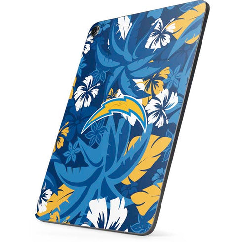 NFL Los Angeles Chargers Tropical Print Apple iPad Pro Skin
