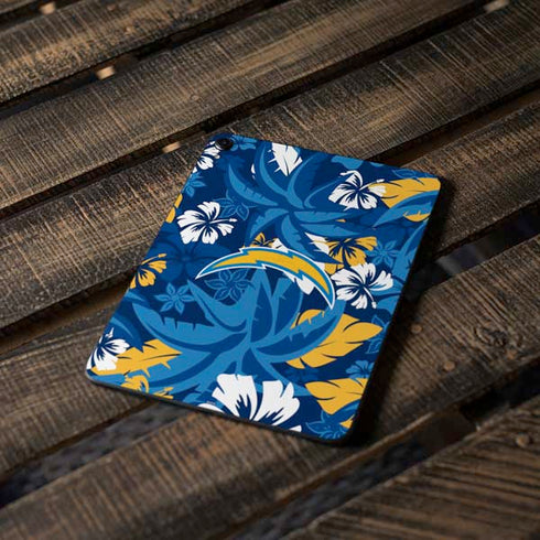 NFL Los Angeles Chargers Tropical Print Apple iPad Pro Skin
