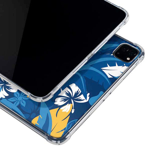 NFL Los Angeles Chargers Tropical Print iPad Cases