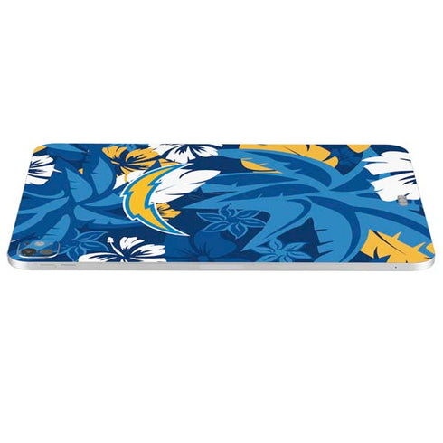 NFL Los Angeles Chargers Tropical Print iPad Pro 13in M4 (2024) Skin