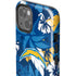 NFL Los Angeles Chargers Tropical Print iPhone 15 Impact Case