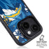 NFL Los Angeles Chargers Tropical Print iPhone 15 Plus Kickstand Case