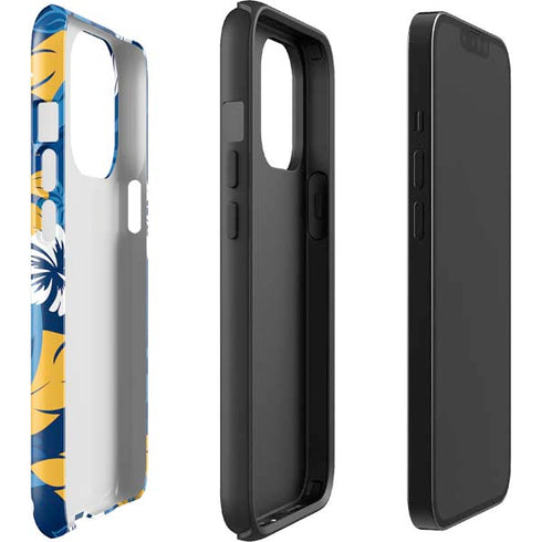 NFL Los Angeles Chargers Tropical Print iPhone 15 Pro Impact Case