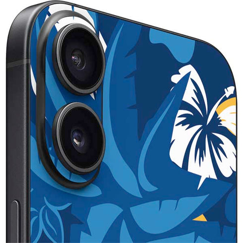 NFL Los Angeles Chargers Tropical Print iPhone 16 Plus Skin