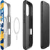 NFL Los Angeles Chargers Tropical Print iPhone 16 Pro Magsafe Impact Case