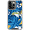 NFL Los Angeles Chargers Tropical Print iPhone 16 Pro Max Clear Case