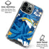 NFL Los Angeles Chargers Tropical Print iPhone 16 Pro Max Clear Case