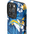 NFL Los Angeles Chargers Tropical Print iPhone 16 Pro Max Impact Case