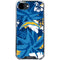 NFL Los Angeles Chargers Tropical Print iPhone 16e Clear Case