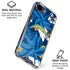 NFL Los Angeles Chargers Tropical Print iPhone 16e Clear Case