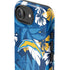 NFL Los Angeles Chargers Tropical Print iPhone 16e Impact Case