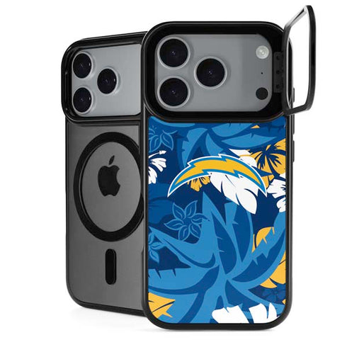 NFL Los Angeles Chargers Tropical Print iPhone 18 Pro Kickstand Case