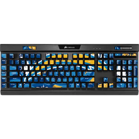NFL Los Angeles Chargers Tropical Print K95 RGB PLATINUM Mechanical Gaming Keyboard Skin