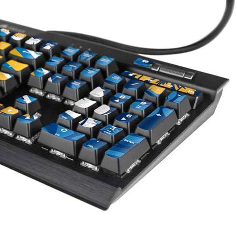 NFL Los Angeles Chargers Tropical Print K95 RGB PLATINUM Mechanical Gaming Keyboard Skin