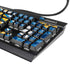 NFL Los Angeles Chargers Tropical Print K95 RGB PLATINUM Mechanical Gaming Keyboard Skin