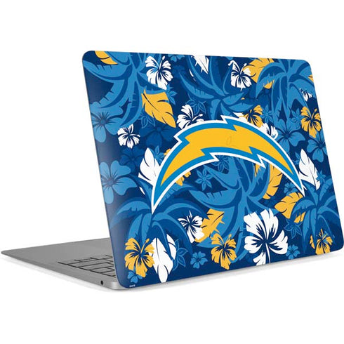 NFL Los Angeles Chargers Tropical Print Apple MacBook Air Skin