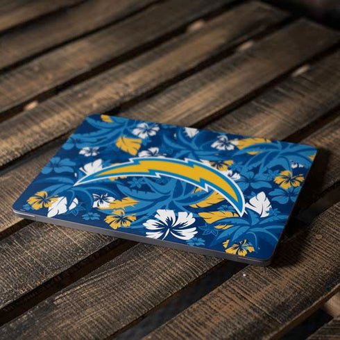 NFL Los Angeles Chargers Tropical Print Apple MacBook Air Skin