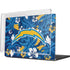 NFL Los Angeles Chargers Tropical Print MacBook Pro 14in (2021-24) Case plus Skin