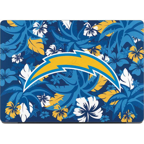 NFL Los Angeles Chargers Tropical Print Apple MacBook Pro 14-inch Skin