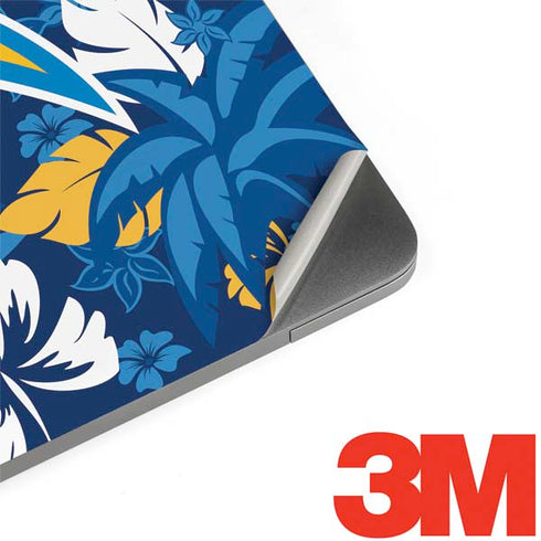 NFL Los Angeles Chargers Tropical Print MacBook Skins
