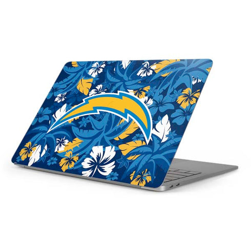 NFL Los Angeles Chargers Tropical Print Apple MacBook Pro 16-inch Skin