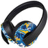 NFL Los Angeles Chargers Tropical Print PlayStation 4 Gold Wireless Headset Skin