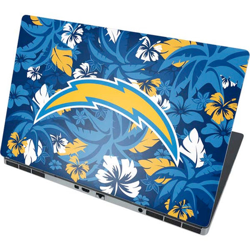NFL Los Angeles Chargers Tropical Print Dell Precision Skin